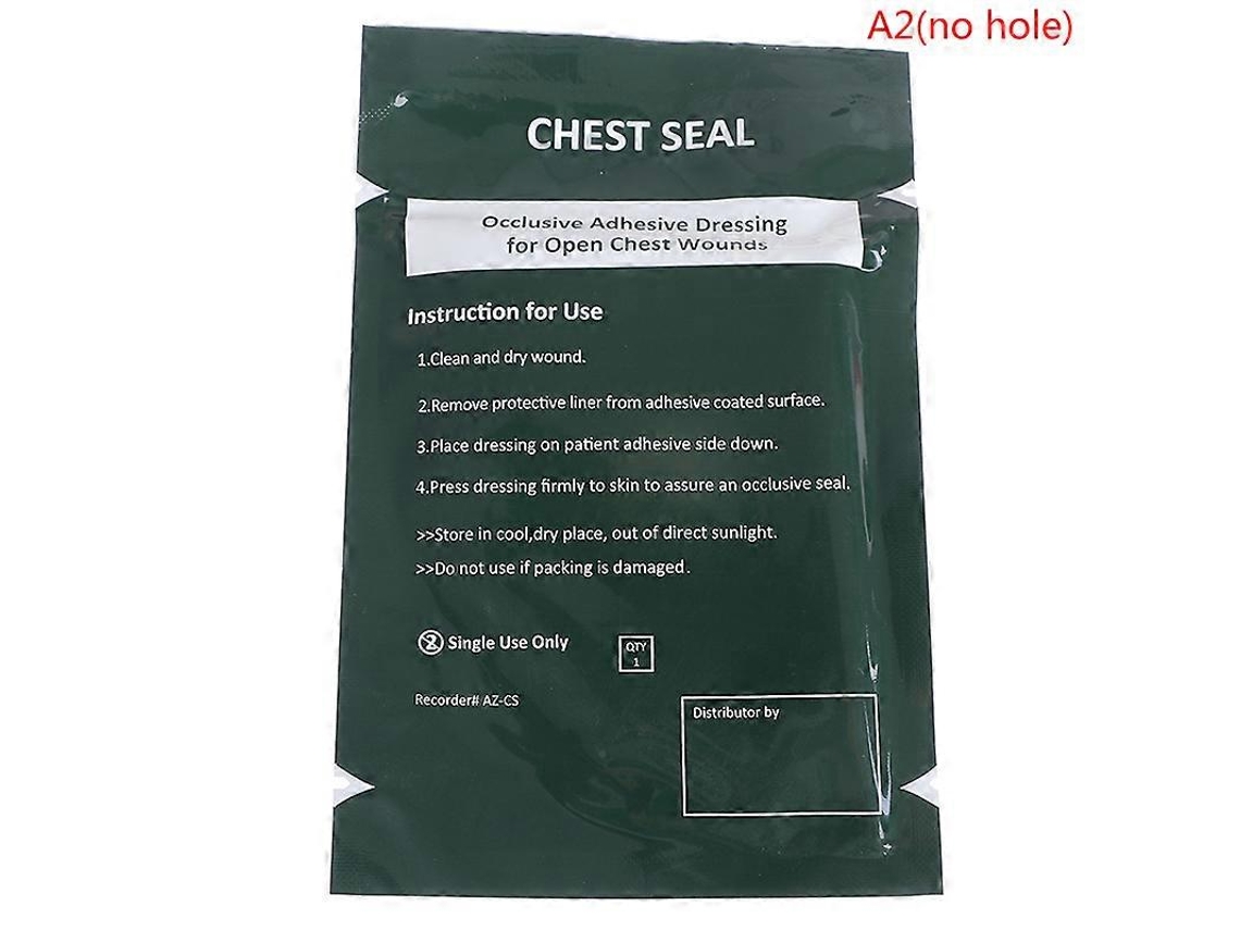Unidade De Selo Torácico De Resgate Norte-americano Para Segurança E Sobrevivência, Com Ventilação, Ideal Para Camping, Trilhas E Atividades Ao
