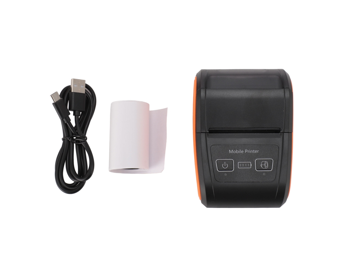 Impressora Térmica De Tickets Usb Mini Portátil Bluetooth Impressão Hd Para Pos Escritório Eletrônico