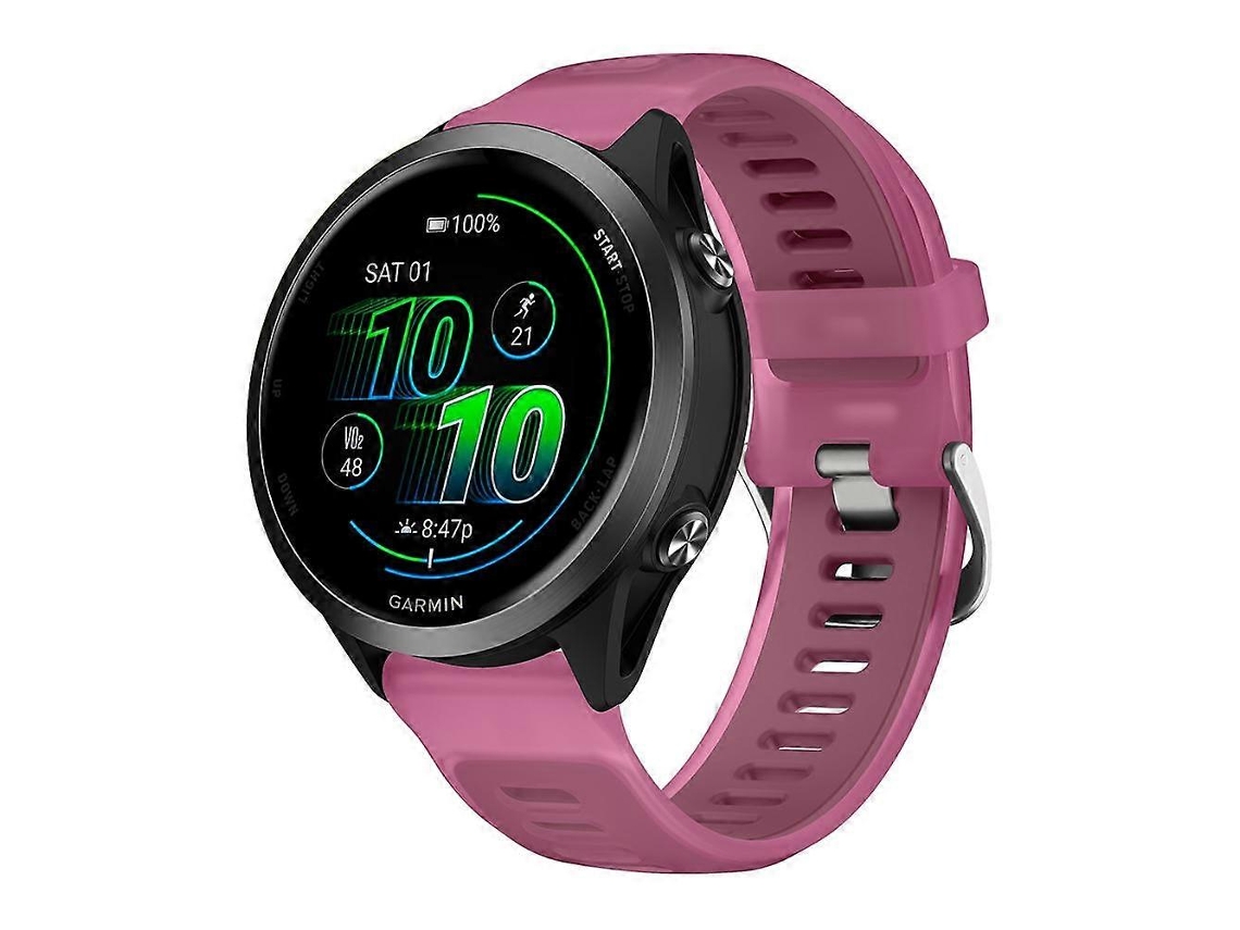 Pulseira De Relógio Em Silicone Translúcido Com Fivela De Aço Prateado