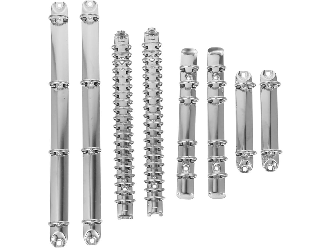 Conjunto De 1 Anéis Metal Prateado Para Encadernação