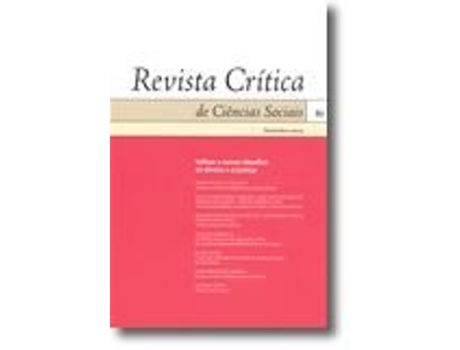 Livro Revista Crítica de Ciências Sociais Nº 87 .
