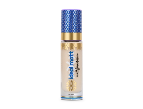 Base Mineral Matte Ideal Matte Ingrid 300a Nude Claro, 30ml.