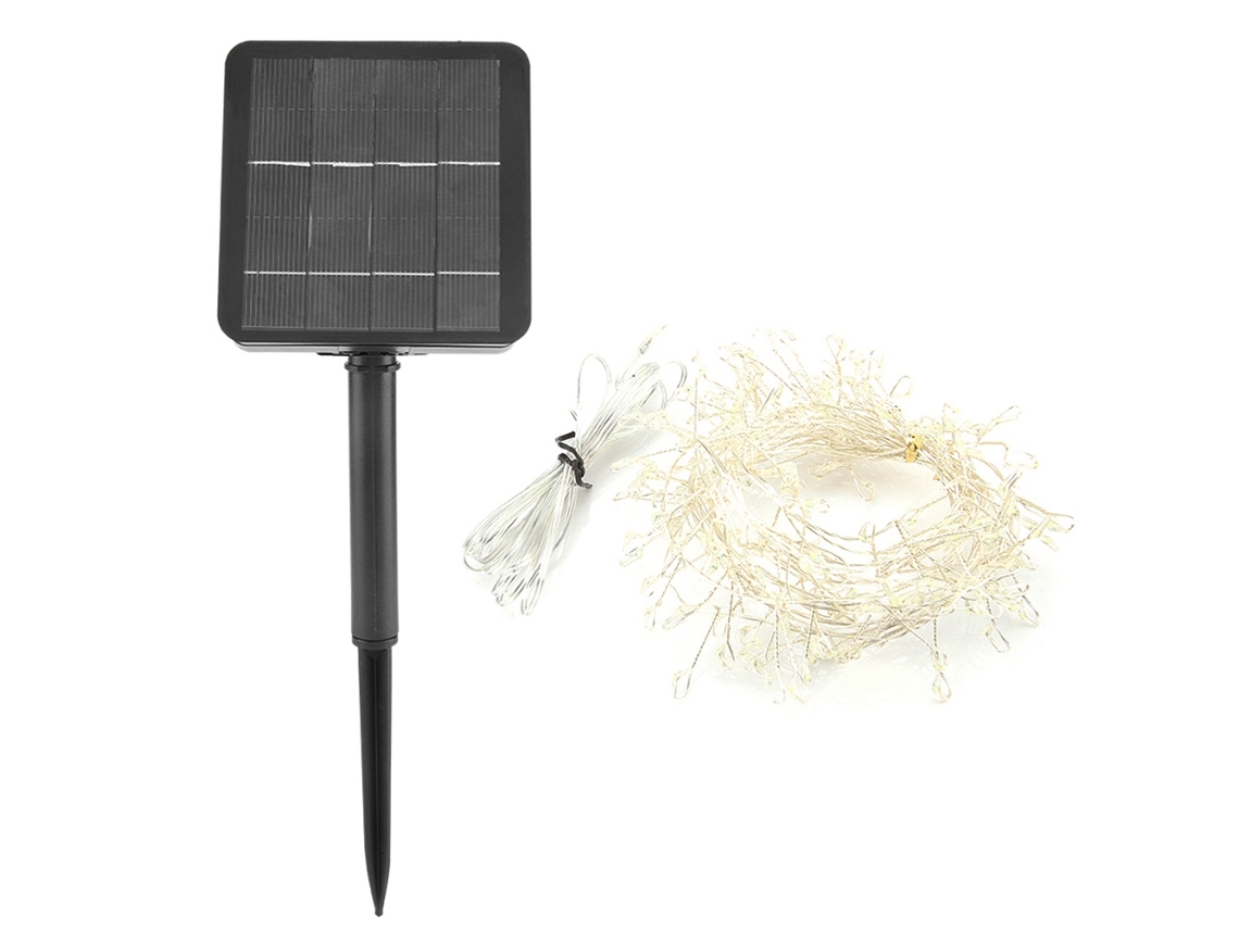Laxiscreed Fio De Luz Solar 200led Para Decoração De Eventos, Casamentos E Festas Natalícias