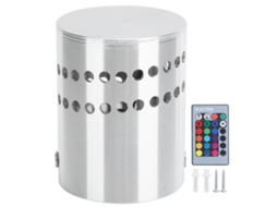 2026 lâmpada de Parede Teto Led Espiral Rgb 3w Controle Remoto para Corredor Luz Interior Ac 85 265v