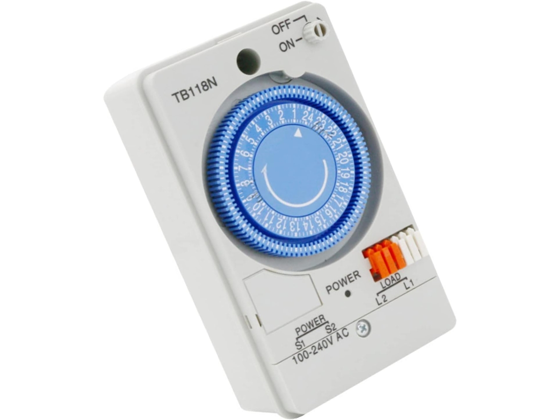 Interruptor De Tempo Mecânico Com Bateria Integrada