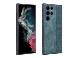 Capa Para Celular Samsung Galaxy S23 Ultra 5g Azns Com Textura 3d E Acabamento Em Relevo Que Imita A Pele.