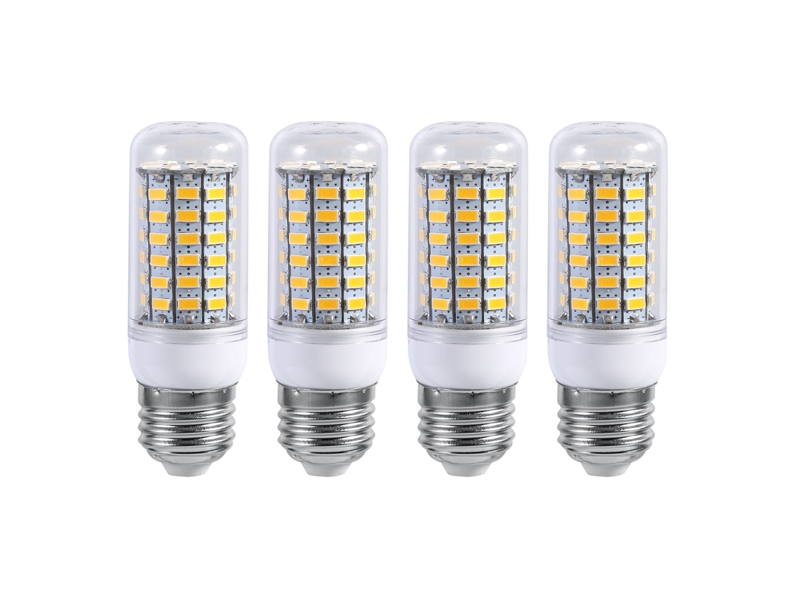Rebe-4 Peças De Lâmpada Led E27 10w 220v Luz Branca Quente Para Lâmpadas De Teto E Pendentes Residenciais