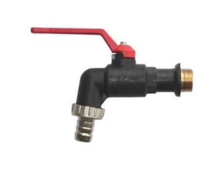 Grifo polipropileno con racord 3/4 anticongelante
