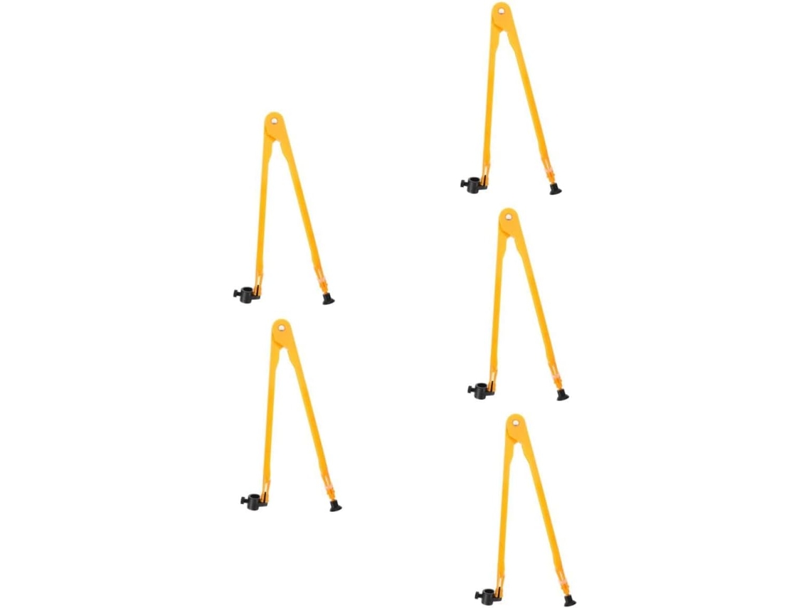 Conjunto De 5 Peças Grandes De Plástico Para Ensino De Geometria