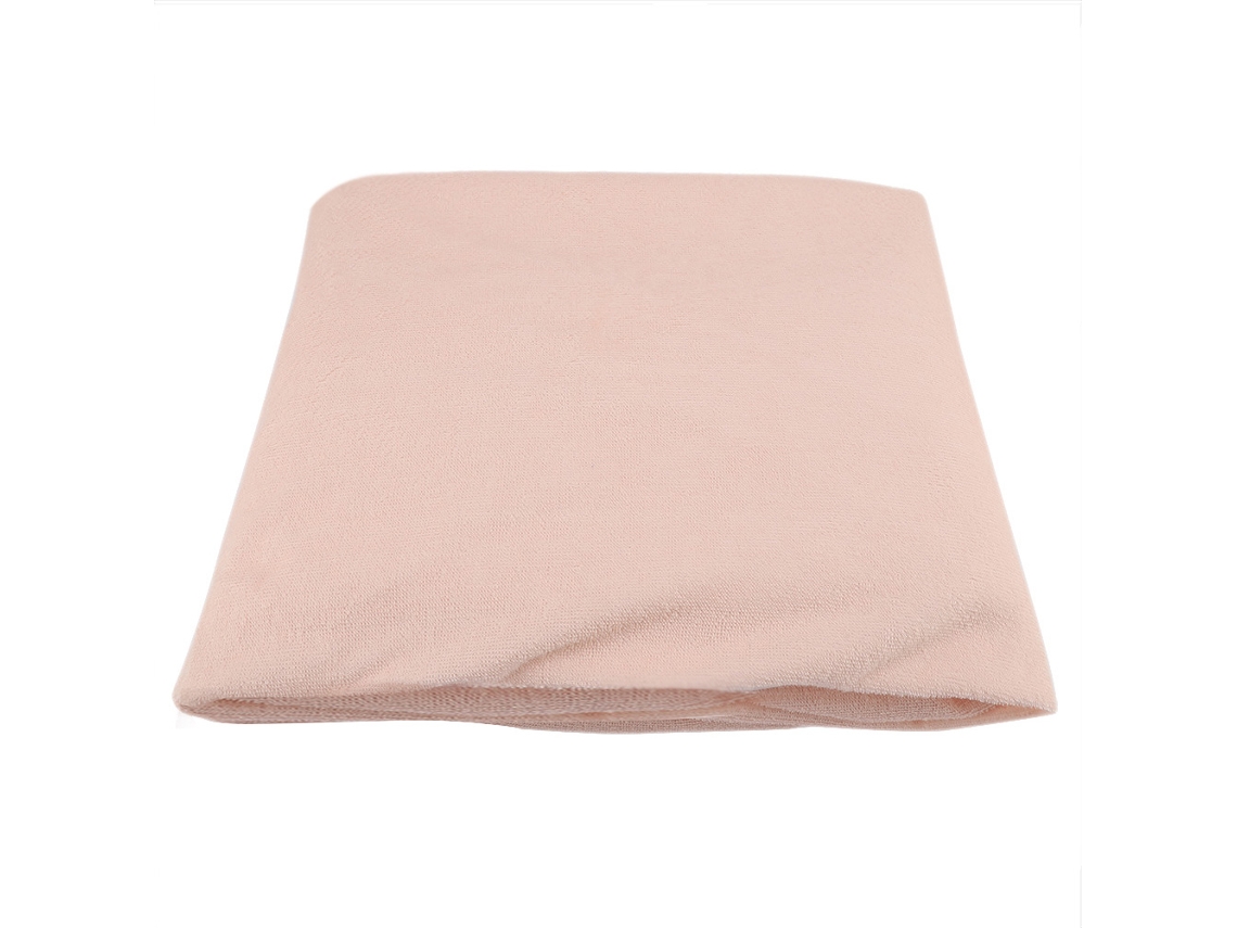 Lençol Ajustado Protetor de Colchão Impermeável Antiácaros Rosa 180x200+30cm S/MARCA