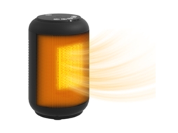 Aquecedor Elétrico com 3 modos ajustáveis e timer 24h, preto 14x14x21,5cm BTFORUS
