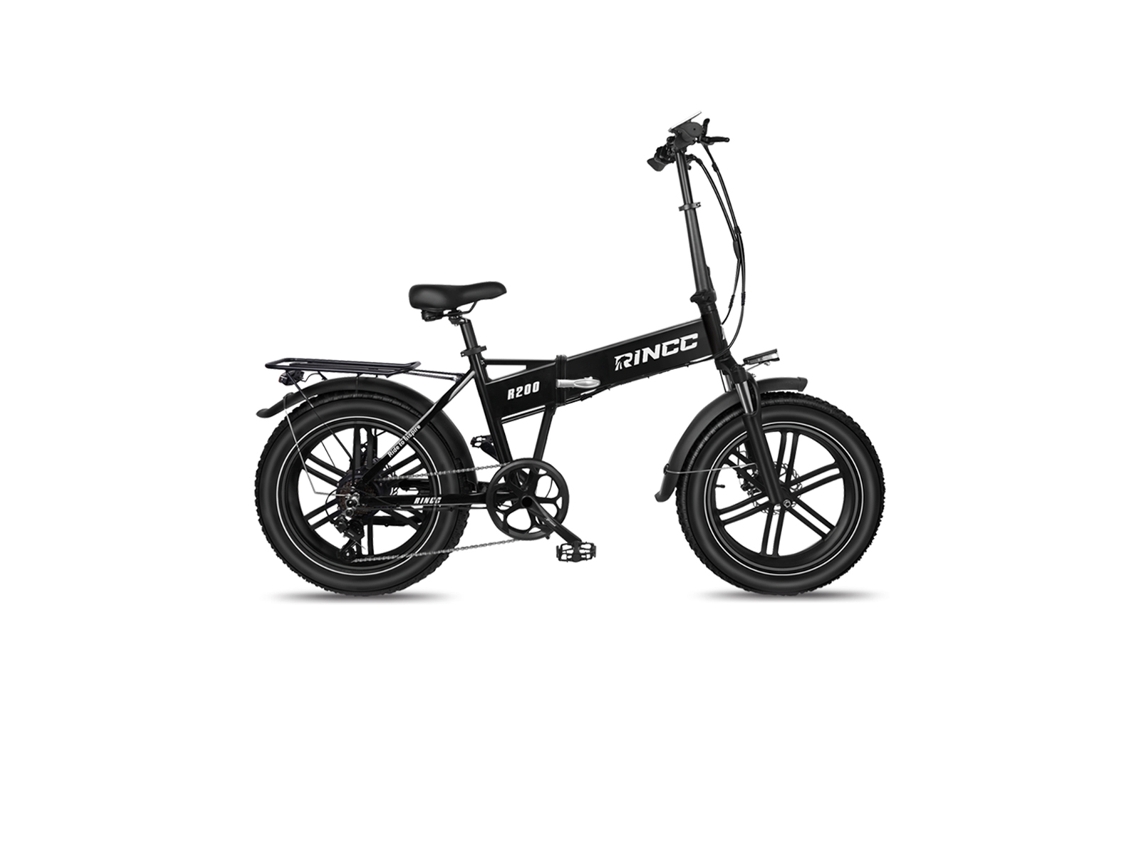Bicicleta Elétrica Dobrável Rincc R200 750 W, Bateria 48 V 15 Ah, 20 Polegadas