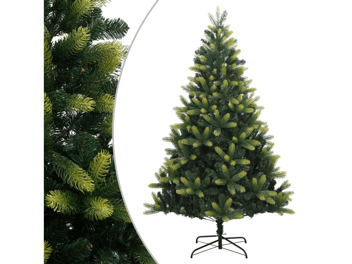 Vidaxl Árvore De Natal Artificial Articulada Com Suporte 240 Cm