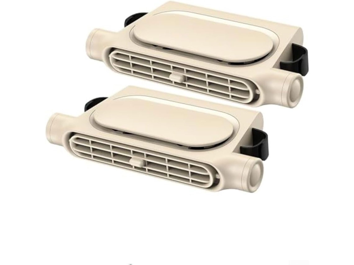 Conjunto De 2 Ventiladores Para Assento Carro Com 3 Velocidades, Ventilador De Resfriamento Usb C Para Encosto Cabeça
