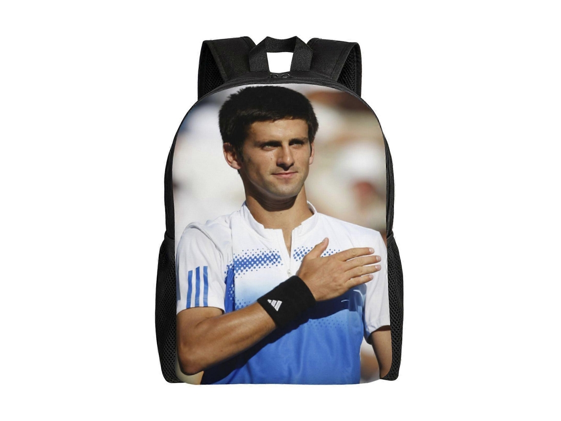 Mochila De Estudante Novak Djokovic D56, Leve E Durável, À Prova Dágua E Com Alça De Ombro Ajustável. Olysi Shop