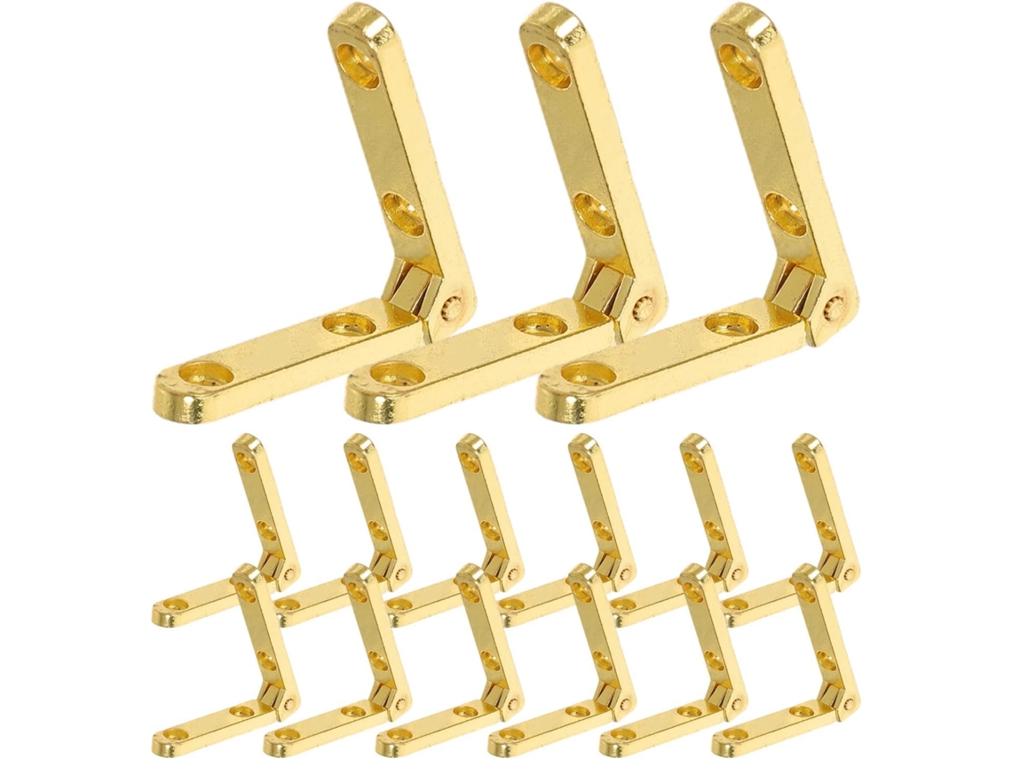 Dobradiças Para Móveis Garneck 20 Unidades Mini Ocultas Caixas De Joias Madeira, Ideais Para Artesanato, Vitrines E