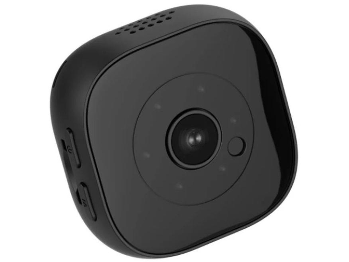 Câmera Mini Hd 1080p Dv, Compatível Com Visão Noturna Infravermelha E Detecção De Movimento Yizhood (preto)