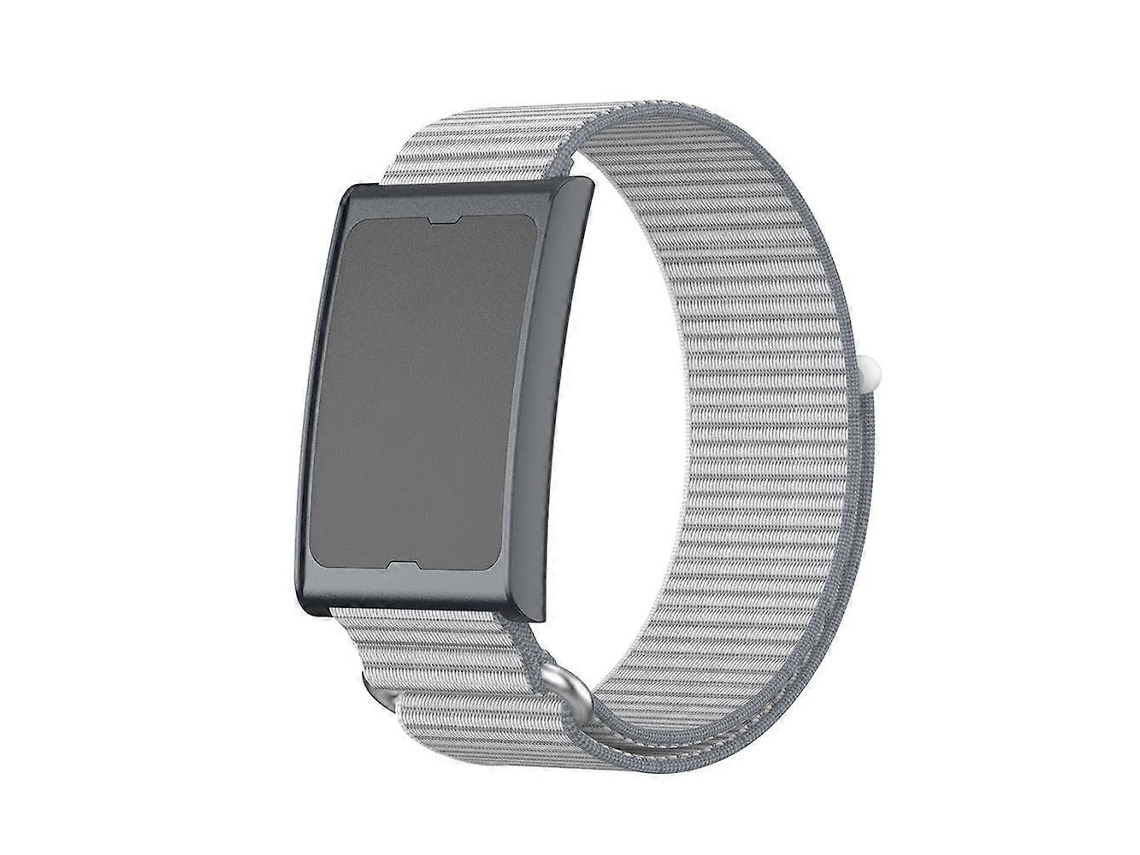 Pulseira De Relógio Com Fecho De Velcro Em Nylon, Duas Seções E Anel De Metal Para Amazfit Helio.