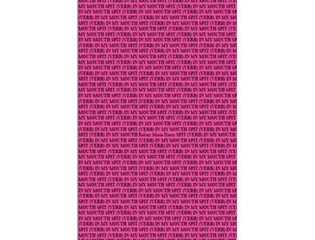 Livro Spit In My Mouth De Kelsey Marie Harris (inglês)