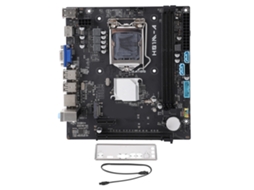 Placa-mãe H81m Lga1150 Atx Ddr3 Para Mineração E Jogos Para Processadores I7 I5 I3