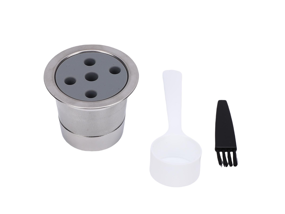 Laxiscreed Cápsulas De Café Reutilizáveis K Compatible Com Máquinas K Cup, Aço Inox Com Kit De Limpeza