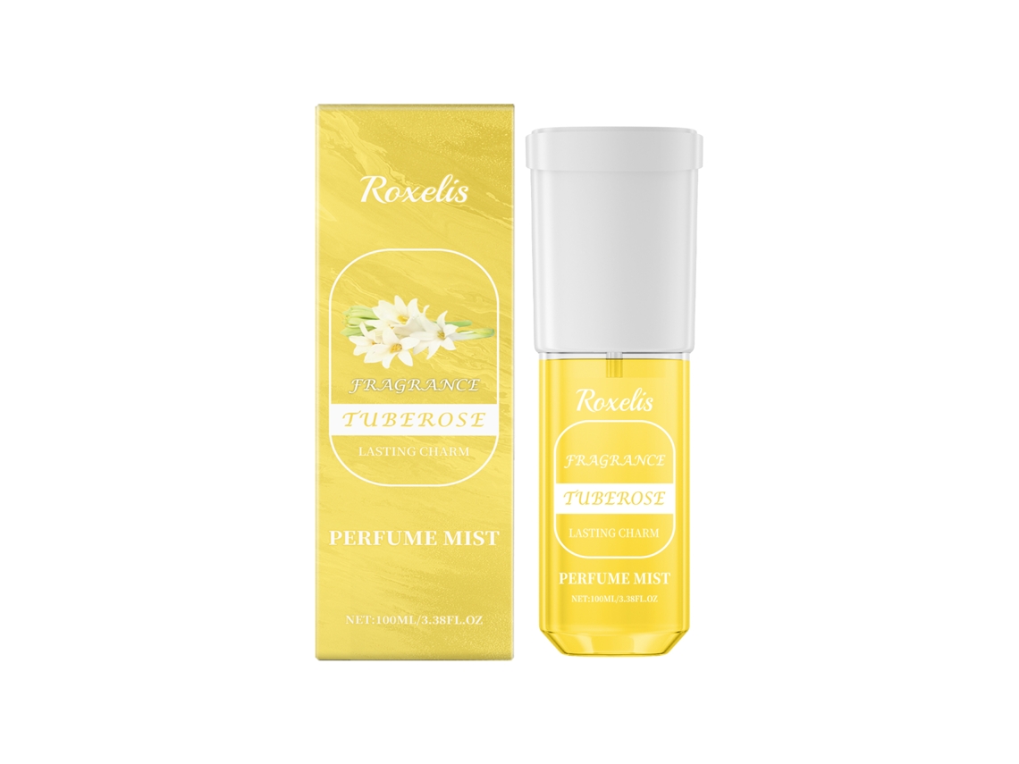 Perfume Roxelis Tuberose da LAXISCREED: Fragrância fresca, suave, duradoura e portátil para uma experiência elegante.