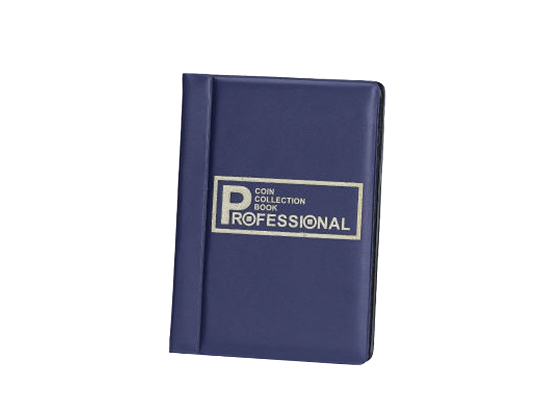 Álbum de moedas LAXISCREED com 120 compartimentos para coleção em PVC