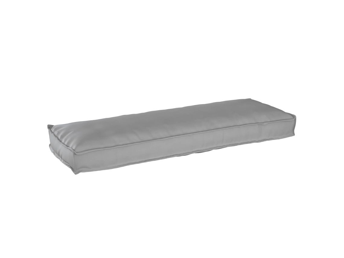 Vidaxl Almofada Tecido Oxford Cinzento 120 X 40 X 8 Cm