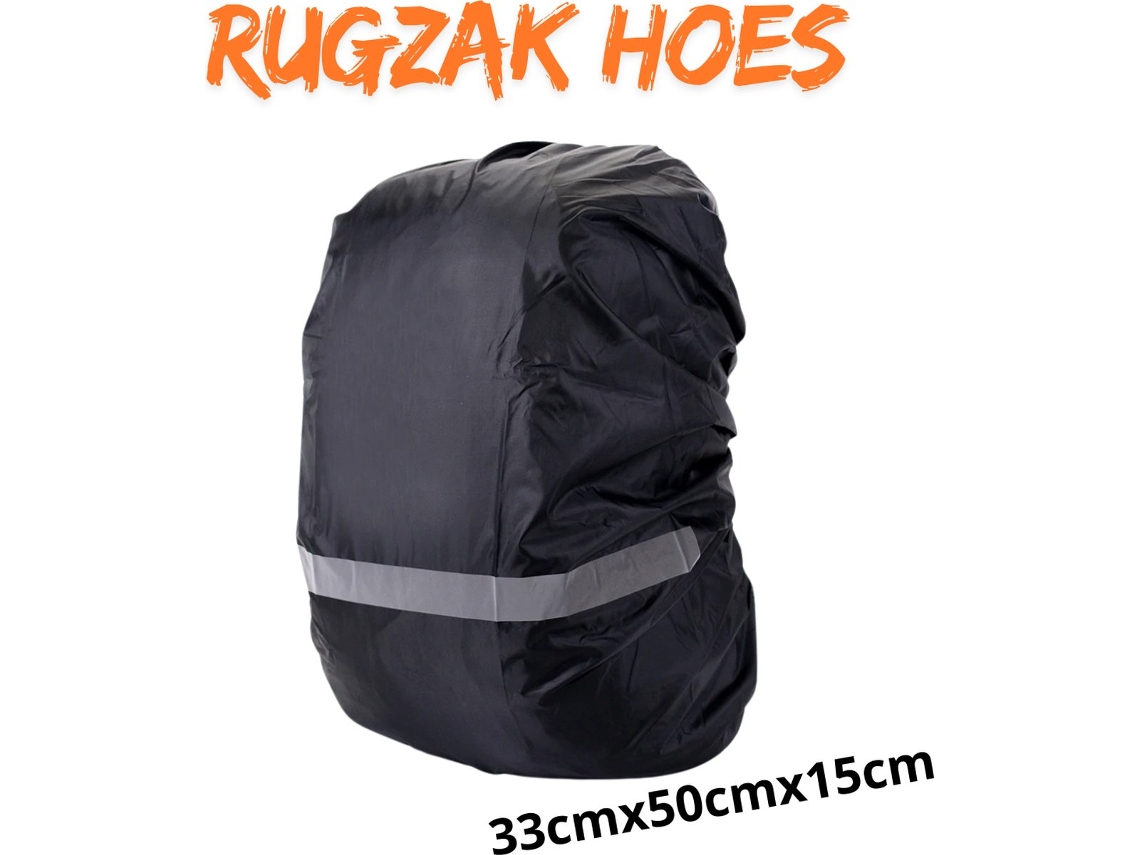 Capa de chuva BRILVIBERA para mochila, com proteção refletora, tamanho M