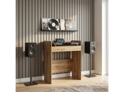 Vidaxl Mesa De Dj Carvalho Arttisan 102 X 45 X 102 Cm