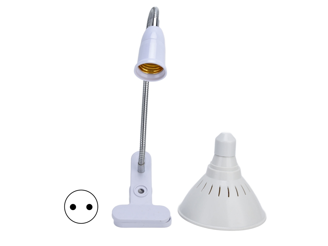 Lâmpada de crescimento Led 200 chips, 360° rotação, espectro vermelho, azul, branco quente, com grampo de mesa 16w 110-240v | S/MARCA