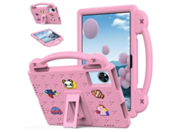 Capa infantil de EVA à prova de choque com suporte e alça para tablet da Webake