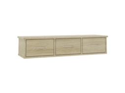 Drawer Shelf, Drawer Shelves Vidaxl Marrom Madeira Processada (90 Cm)