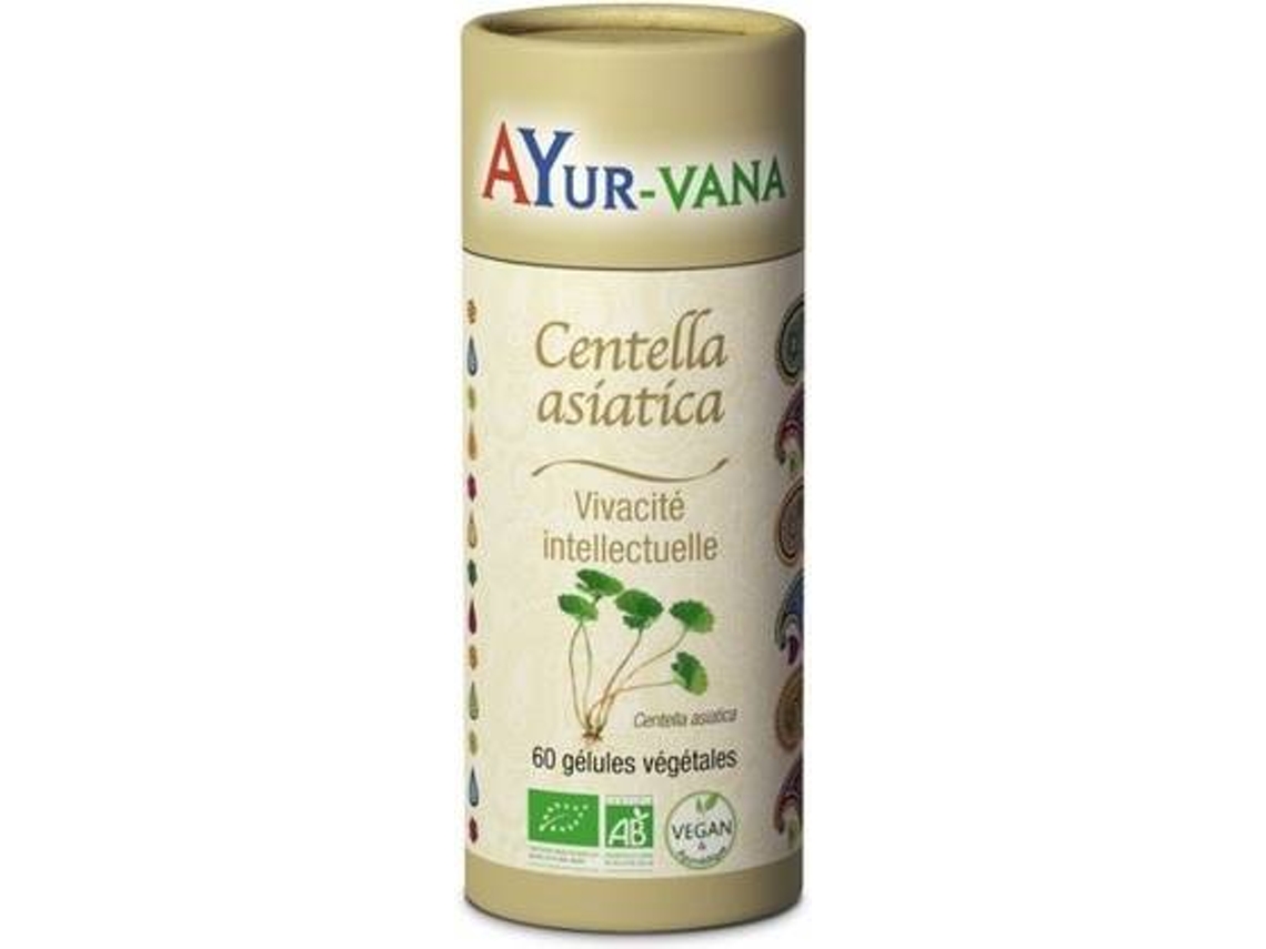 Suplemento Alimentar AYUR-VANA Centella Asiática Bio (60 cápsulas de 320mg)
