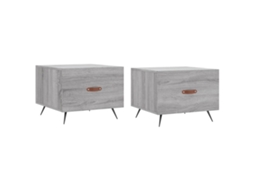 Coffee Table, Coffee Tables Vidaxl Cinzeto Madeira Processada (n/a)
