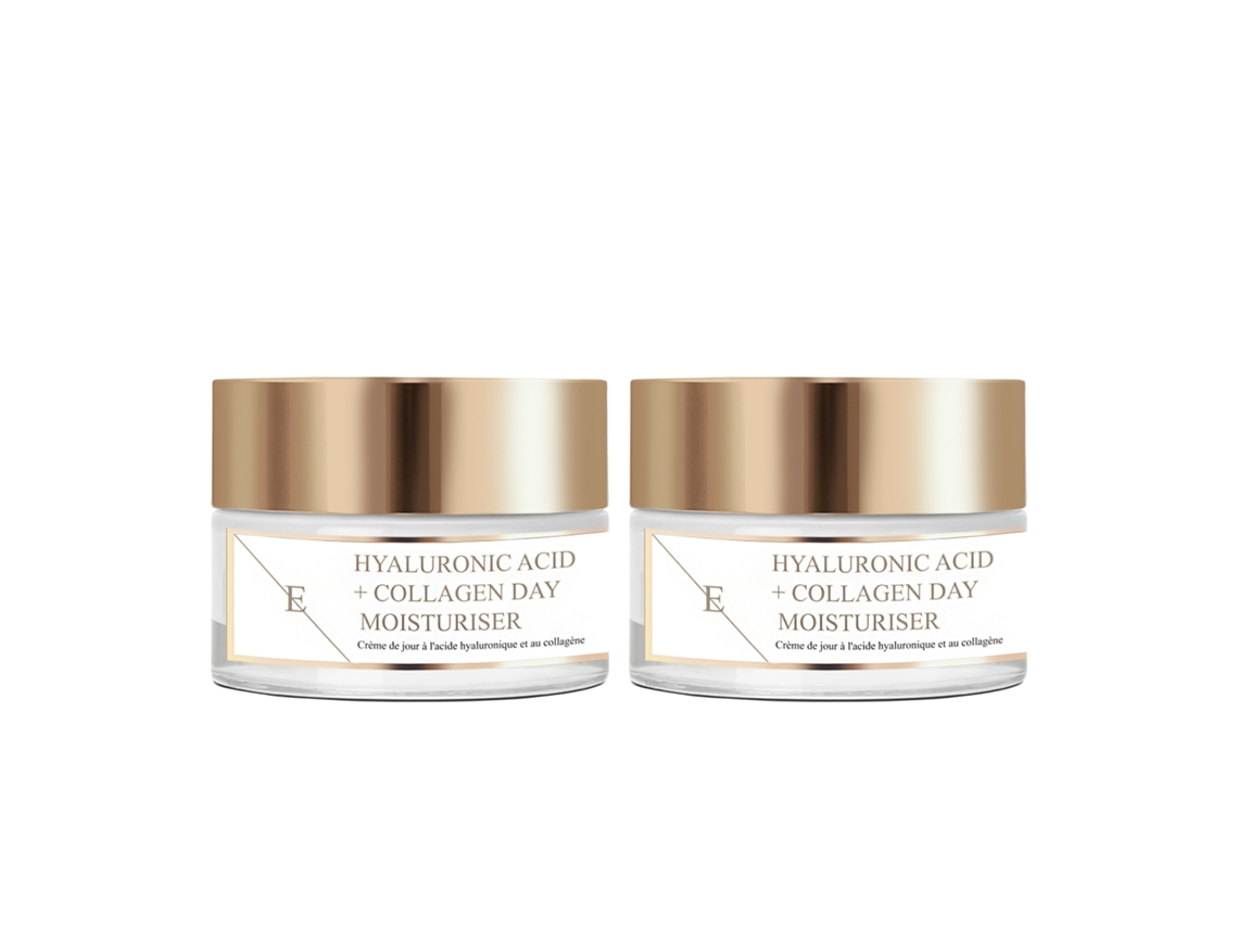 2x Creme de Dia com Ácido Hialurônico e Colágeno 50ml