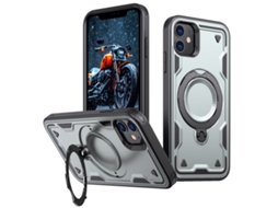 Capa Armor Híbrida Pc Tpu Para Iphone 11 - Suporte De Anel Magsafe