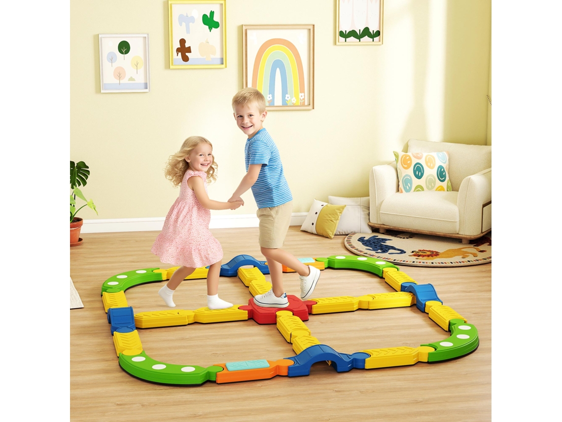 Children's Balance Bar Interactive Frame Non-slip Plastic Colorful