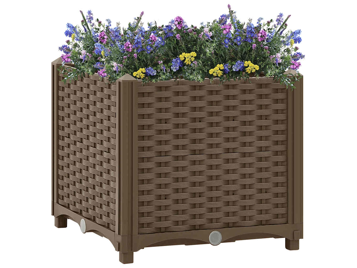 Vidaxl Canteiro Elevado 40x40x38 Cm Polipropileno