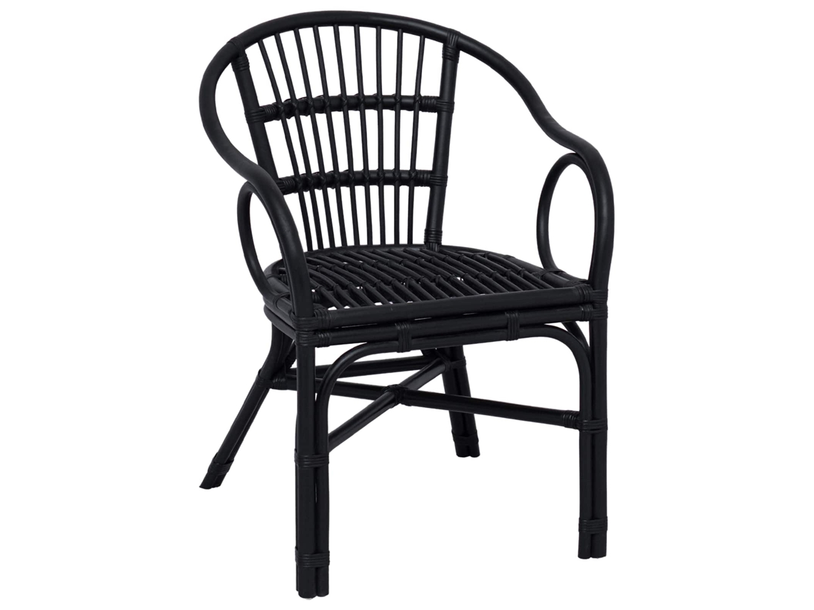 Conjunto 1 Cadeira Moderna Vidaxl Preto Vime (58 X 60 X 81 Cm)