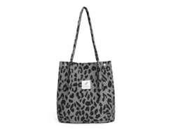 Bolsa De Compras Feminina Casual Dobrável Em Veludo Cotelê, De Alta Qualidade, Ecológica E Reutilizável, Leve E Com Alça De Ombro. Venda Por Atacado.