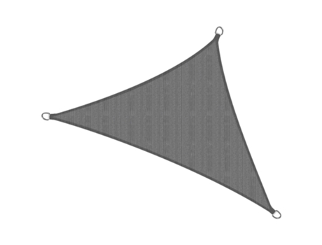 Toldo Solvision Hs9 420X420X600Cm Triangular Antracite Pead SOL ROYAL