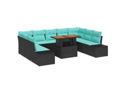 Maison Exclusive - Conjunto De Sofá De Jardim 10 Unid. 9-número De Lugares