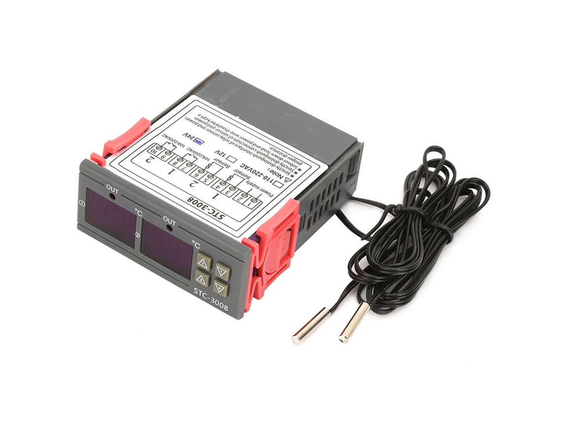 Controlador Termostato Digital Stc-3008 Dc24v