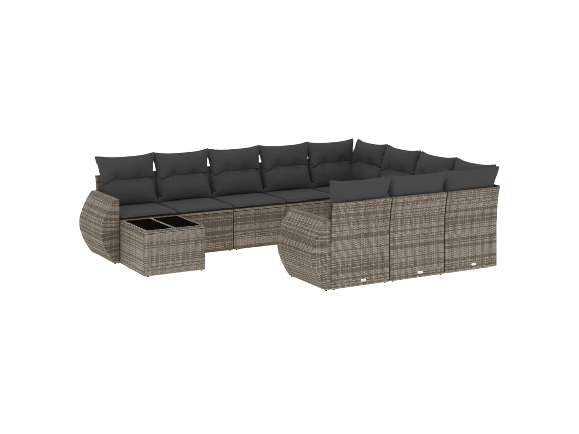 Garden Sofa Set, Garden Sofa Sets Vidaxl Cinzeto Rattan / Vime (n/a)
