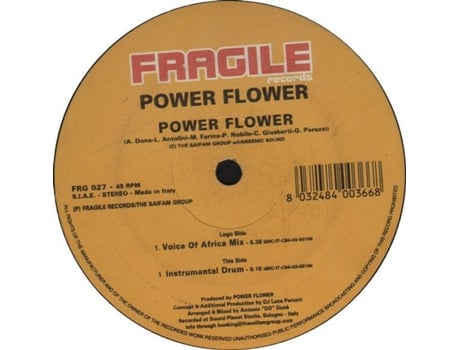 Vinil Power Flower Fragile Records