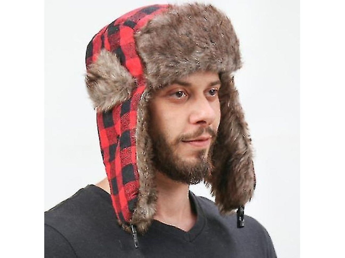 2026 gorro de Invierno Trapper Aviador para Homens e Mulheres com Aletas para Orelhas para Clima Frio Lumberjack