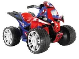 Quad INJUSA The Beast Spiderman 12V Azul (Idade Mínima: 2 anos - 81 x 60 x 58 cm)