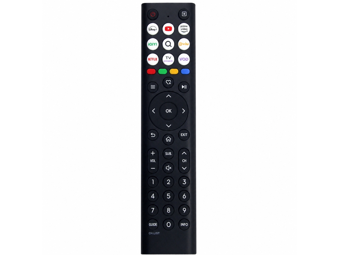 Comando À Distância Para Tv Compatível Com Hisense En2o38h, Com Botões De Streaming_dae