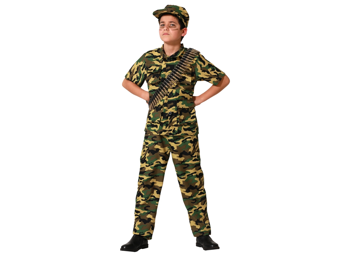 Disfarce De Militar Para Menino 5 A 6 Años Atosa